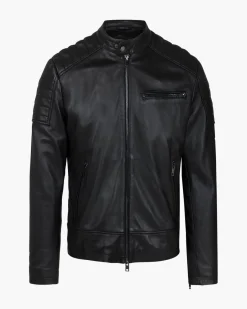 Discount Cruyff Cristobal Leather Biker Jacket