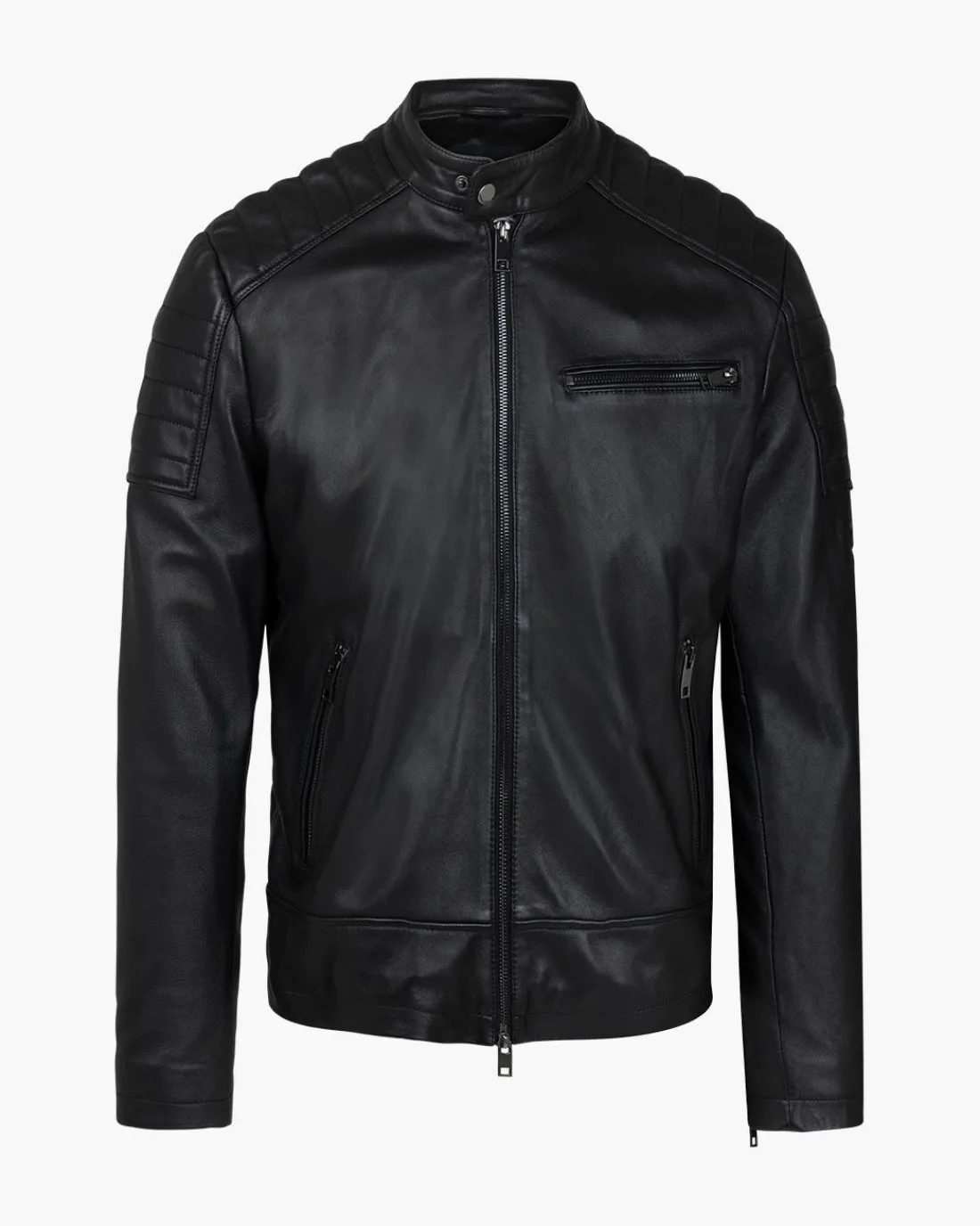 Discount Cruyff Cristobal Leather Biker Jacket