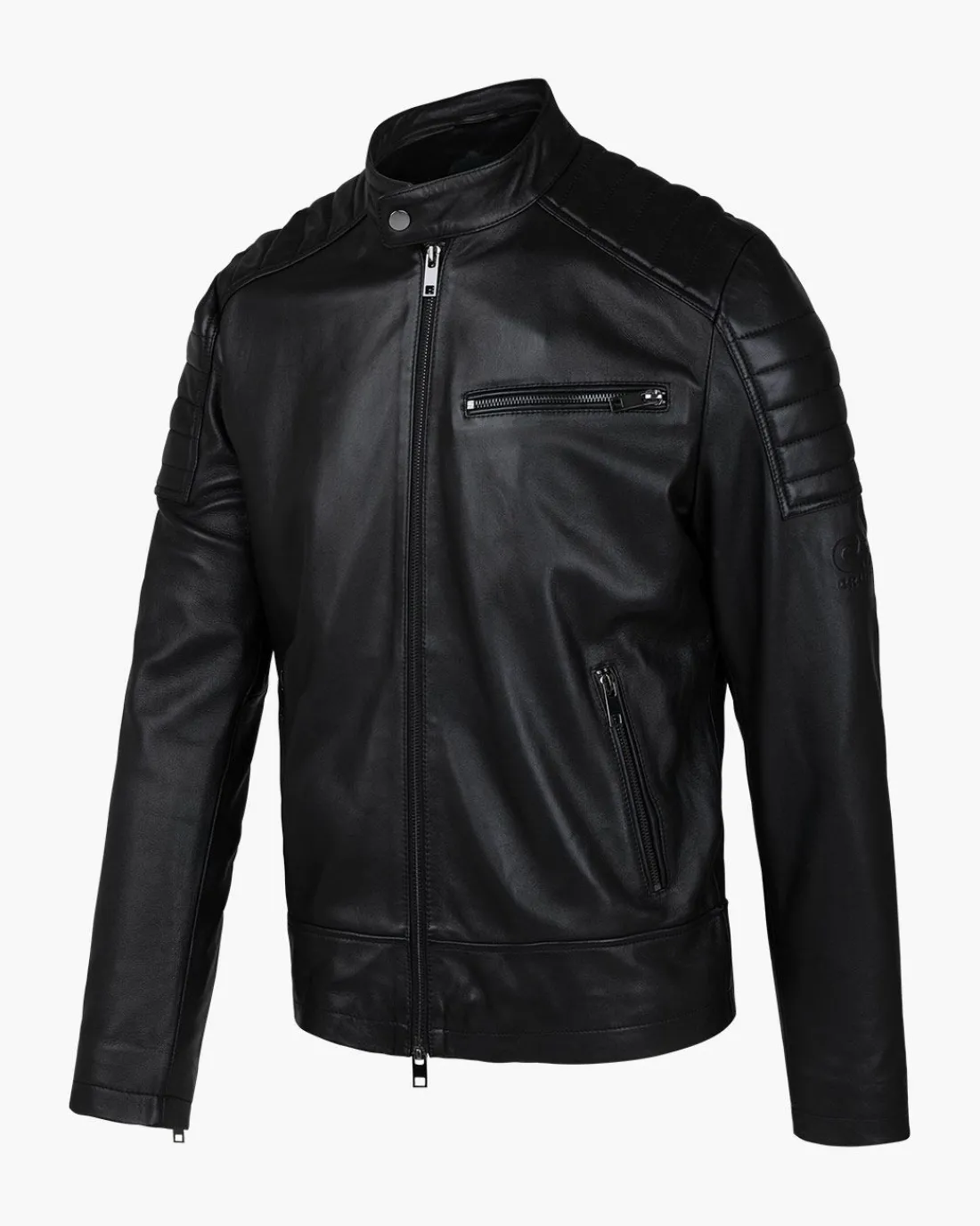 Discount Cruyff Cristobal Leather Biker Jacket