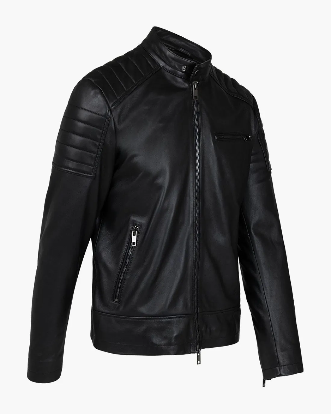 Discount Cruyff Cristobal Leather Biker Jacket