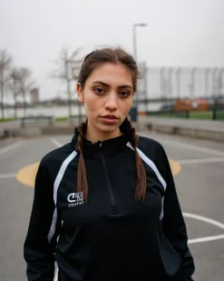 Discount Cruyff Tech Turn Half Zip Senior