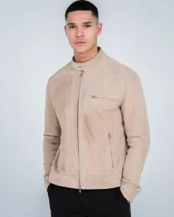 Clearance Cruyff Esteban Suede Biker Jacket