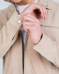 Clearance Cruyff Esteban Suede Biker Jacket