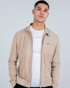 Clearance Cruyff Esteban Suede Biker Jacket