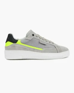 Cheap Cruyff Joan Respiro - Grey - Soft Mesh/Matt Leather